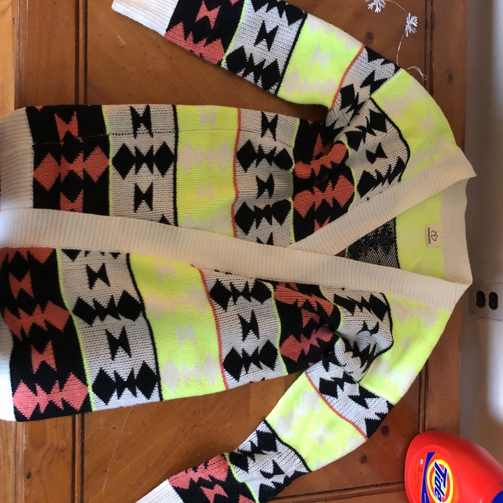 Warm tribal cardigan